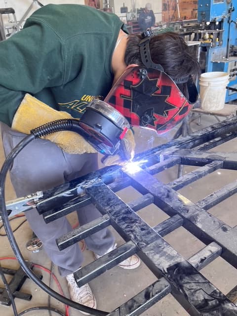Aluminum gate weld repair