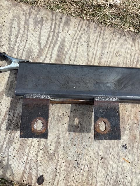 Truck bracket weld repair